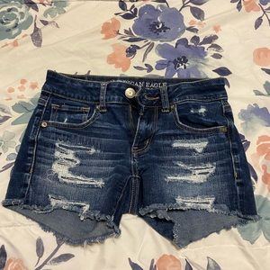 American Eagle Midi Denim shorts
